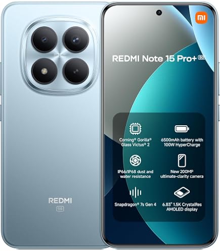 Amazon.com: XIAOMI Redmi Note 15 Pro+ Plus 5G Ai (Compatible with
