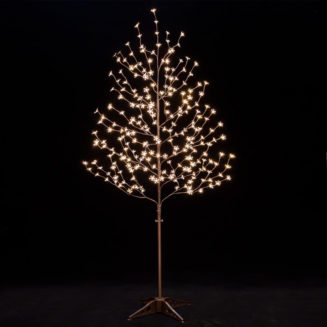 TYBEEU 6ft Lighted Cherry Blossom Tree with 240