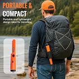 GLOBAL TECH Metal Detector Pinpointer IP66 Waterproof 360° Scan Orange view 6
