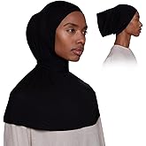 VOILE CHIC Instant Hijab Scarf for Women - 2-Piece Amira Slip-On Premium Jersey Hijab Scarf Wrap