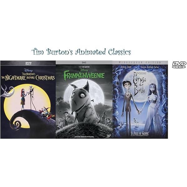 Amazon.com: Tim Burton Animated Triple Feature Corpse Bride +