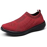 konhill Women's Lightweight Walking Shoes Breathable Slip On Tennis Sneakers Casual Mesh Workout Athletic
