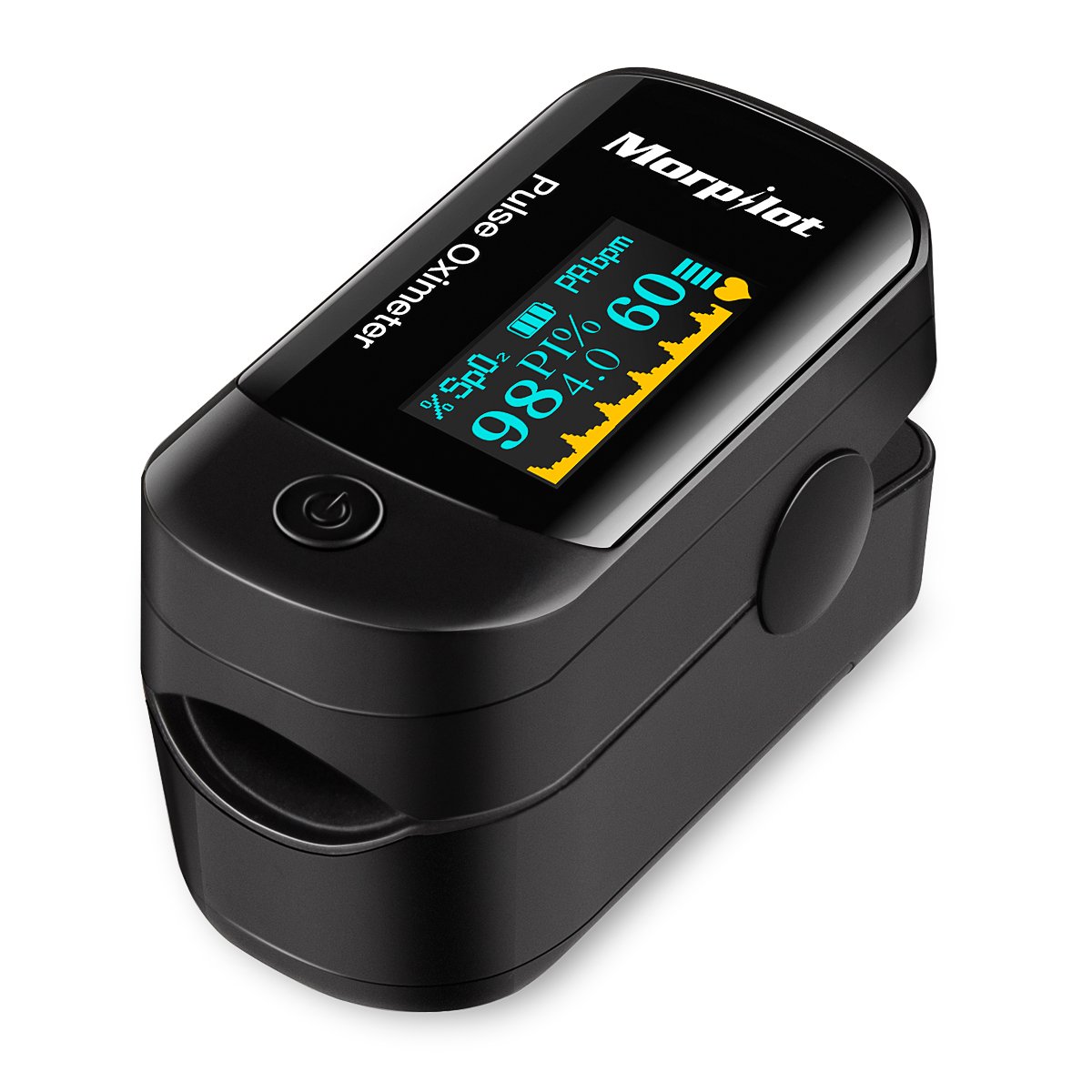 Oxímetro de pulso Oxímetro de dedo Morpilot OLED monitor digital de la