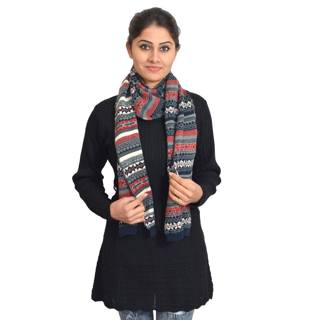 513 striped women's muffler
