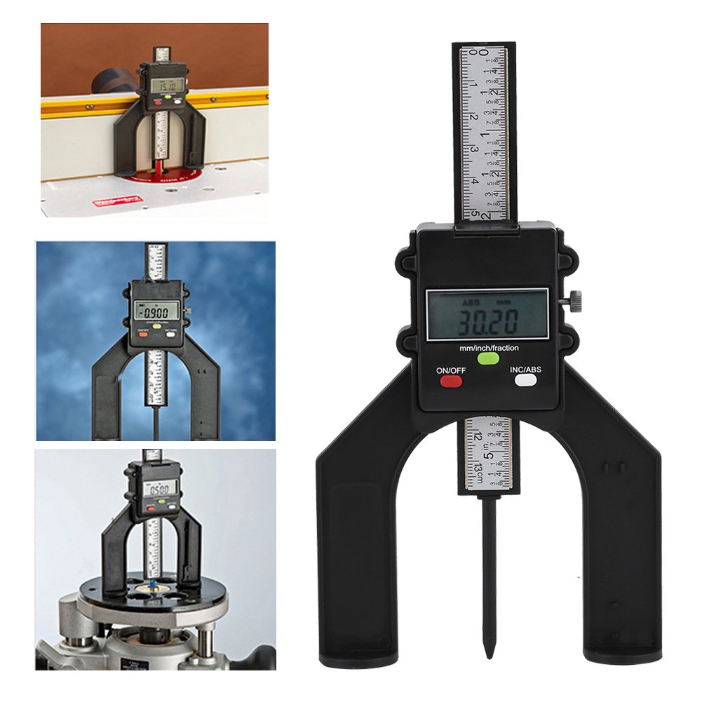 Digital Height Depth Gauge Digit Display INC/ABS Height Aperture Depth