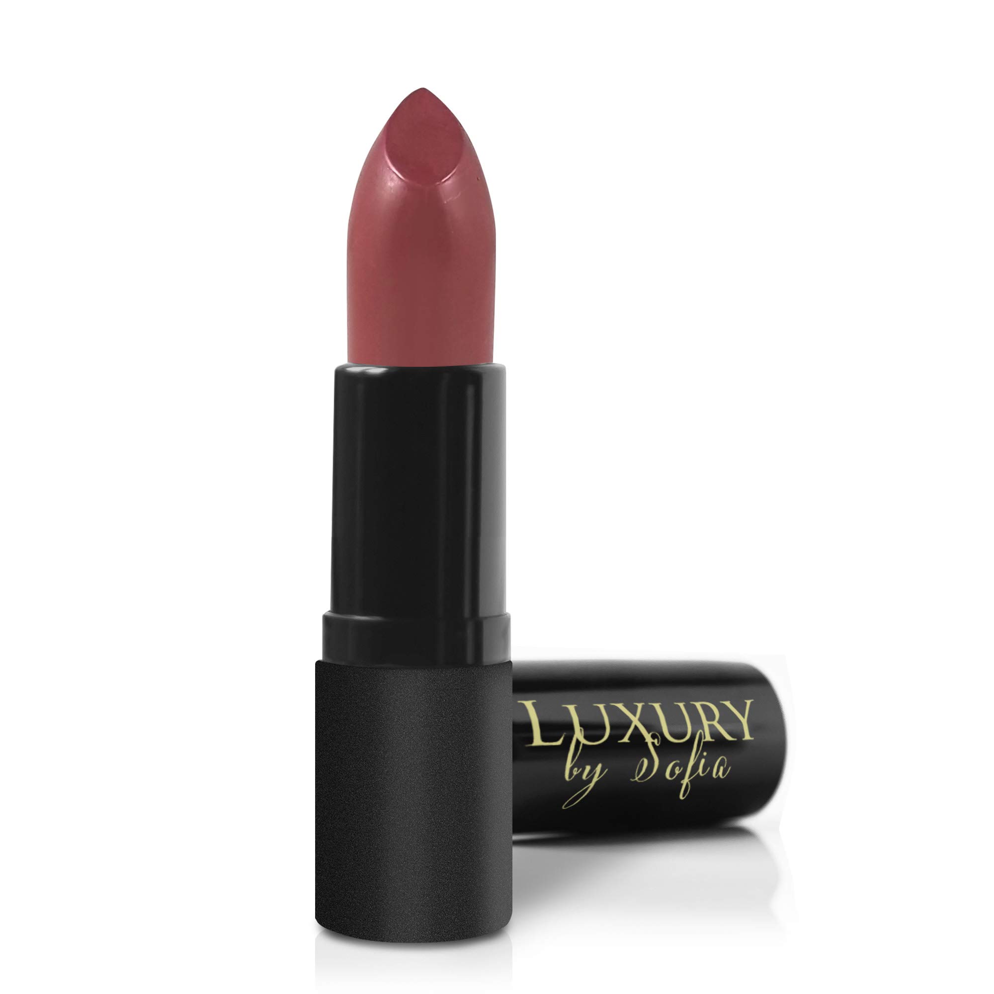 Photo 1 of Luxury by Sofia All Natural Lipstick, Semi Matte Lip Color, Moisturizing Lipstick, Non Toxic, Non GMO, Highly Pigmented, Long Lasting Lipstick, Vegan Makeup for Women (Hope)