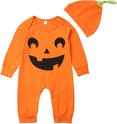 baby orange jumpsuit