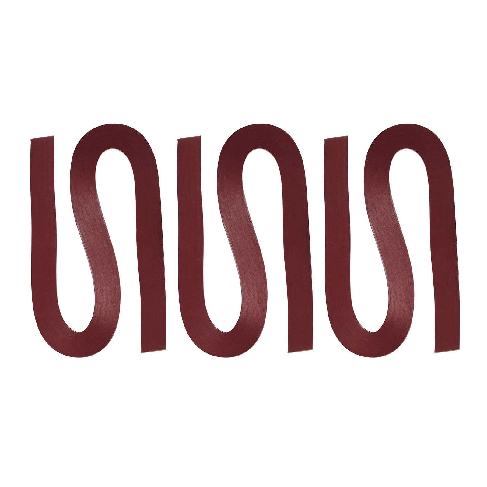 PATIKIL 360pcs Quilling Strips Paper 3mm(1/8") 54cm Origami Paper Quilling Strip for Art DIY Hand Craft Christmas, Wine Red