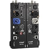 MFL. Detachable Professional Cable Tester, Multi-Interface Audio Line Checker, HDMI Type-C USB RCA BNC Testing Device with LED Indicators, Black