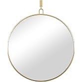 Varaluz Stopwatch 40-in Round Mirror - Gold