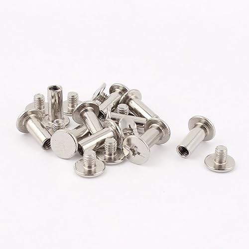 Open Back Chicago Screws Solid Belt Tack Screw Post Fastener Leather
