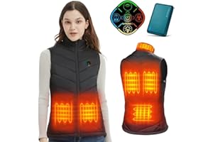 KOVNLO Heated Vest for Women with Battery Pack Included, Warming Slim Fit Rechargeable Electric Heating Vest