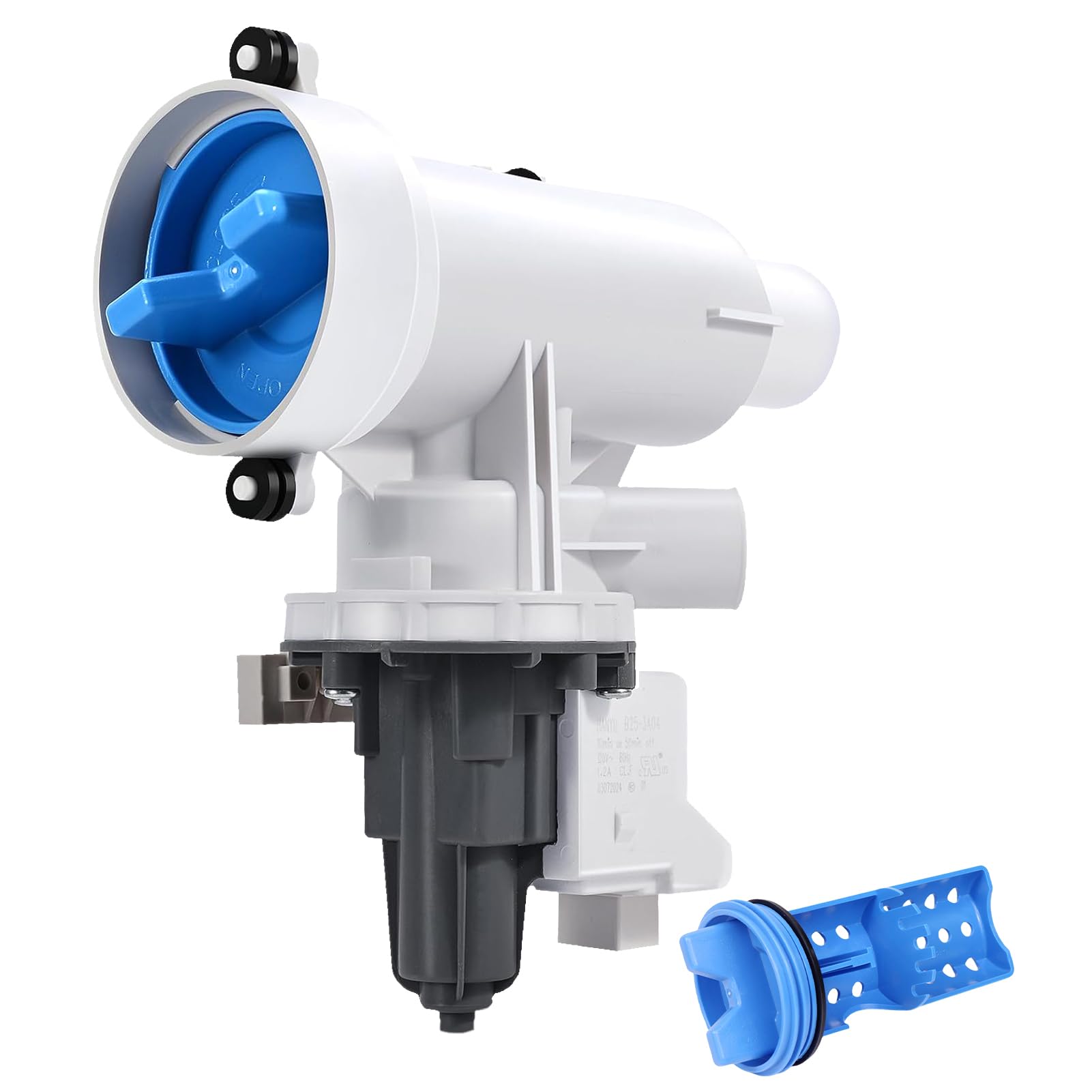 Photo 1 of 2025 New Upgraded WH11X29539 Washer Drain Pump Filter Assembly for GE Top Load Washer, Clothes Drain Pump Replace Parts AP6986715 PS16217203 EAP16217203 AP6986715 4962370 PD00065822 for GE