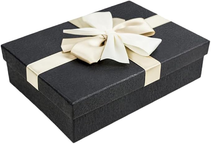 Caja de regalo Caja decorativa para envolver regalo - Negro: Amazon.es: Hogar