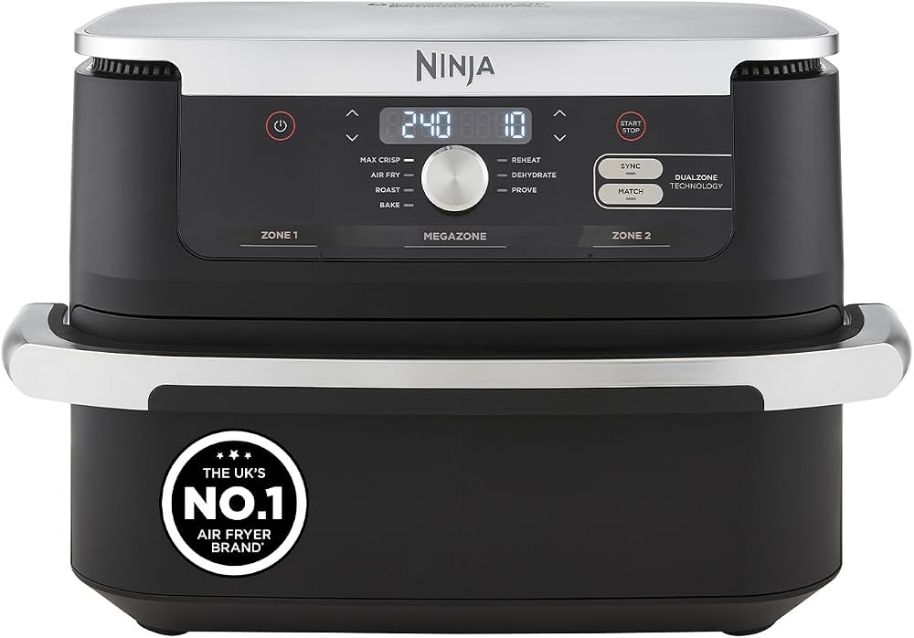 Ninja Foodi FlexDrawer Air Fryer Dual Zone 10.4L 7-in-1 AF500UK