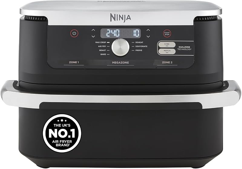 Ninja Foodi FlexDrawer Air Fryer Dual Zone 10.4L 7-in-1 AF500UK