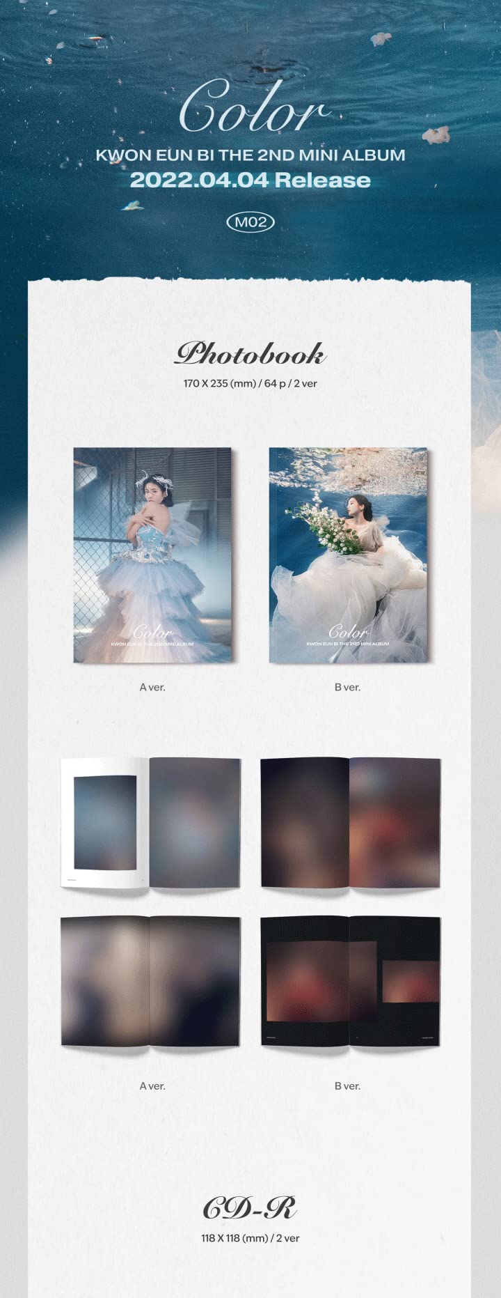 Mua IZ*ONE KWON EUNBI Color 2nd Mini Album A Version CD+64p PhotoBook+ ...