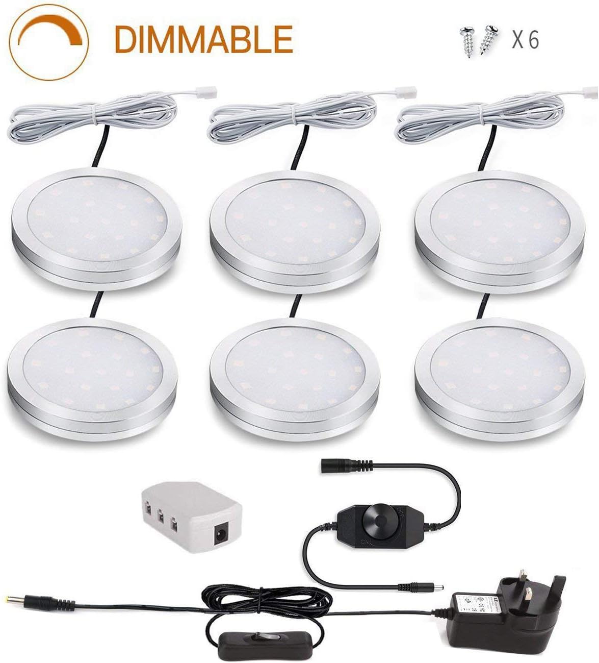 Cefrank Dimmbares LED-Licht unter dem Schrank für die Küchenbeleuchtung