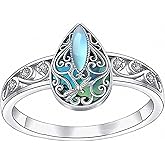 ONEFINITY Dragonfly Filigree Ring Sterling Silver Rings Gifts for Women Jewelry