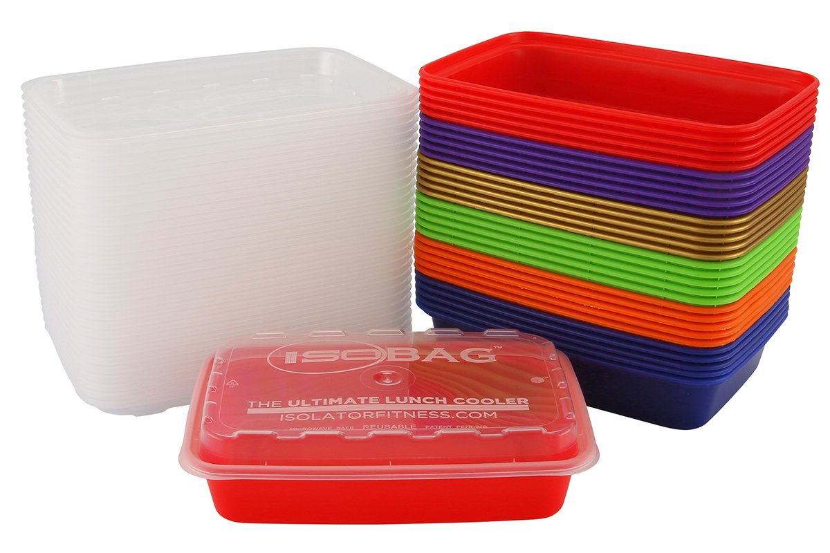 ISO Meal Prep Containers with Lids Certified BPAFree Stackable