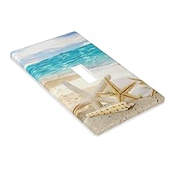Beach Light Switch Cover Decorative Single Toggle