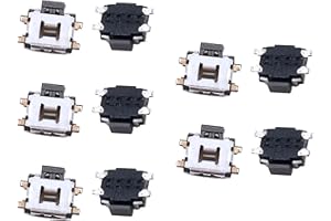 10 Pcs Inner Power Eject Button Switch Parts Compatible with Playstation 4 CUH-12XX Console Power Switch On Off Button Replac