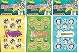 Dr. Stinky's Scratch N Sniff Stickers 3-Pack- Bologna, Jelly Beans, Marshmallow 81 Stickers (Series4)