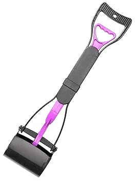 AbCD-All aBout Cats and Dogs Large Plastic Foldable Jaw Poop Scooper with Extra Strong Spring , 28-inch , Colour May Vary