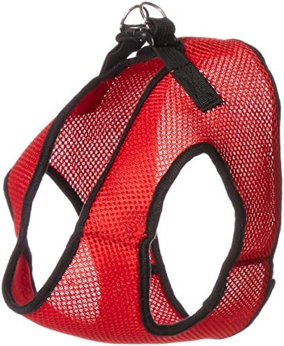 Weebo PetsSoft'n'Safe Adjustable Dog Harness (Red, L)