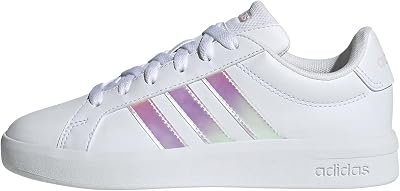 Unisex niños Grand Court 3.0 Junior Shoes, FTWR White/Iridescent/Almost Pink, 38 EU