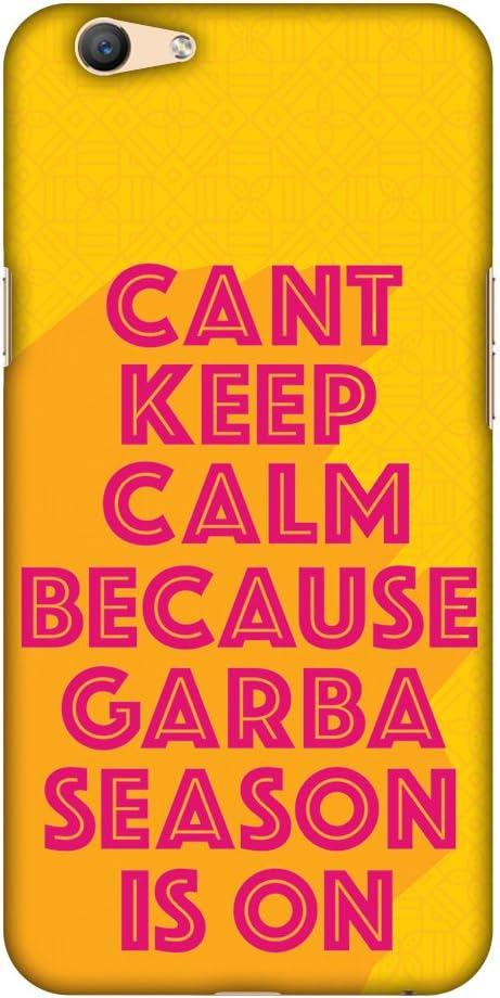 Oppo F1s Case, Premium Handcrafted Designer Hard Shell Snap On Case Shockproof Printed Back Cover for Oppo F1s - Garba Can’t Keep Calm