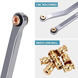 INJORA Aluminum High Clearance 4 Links Set for 1/24
