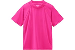 SMARASH Boy's UPF 50+ Rash Guard Swim Shirts Short Sleeve Sun Protection SPF Fishing Surfing Water Beach Shirts Quick Dry