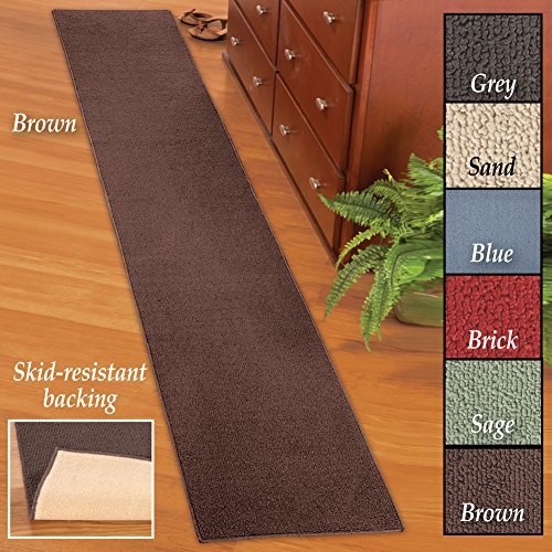Collections Etc Extra Long SkidResistant Floor Hallway Kitchen Runner
