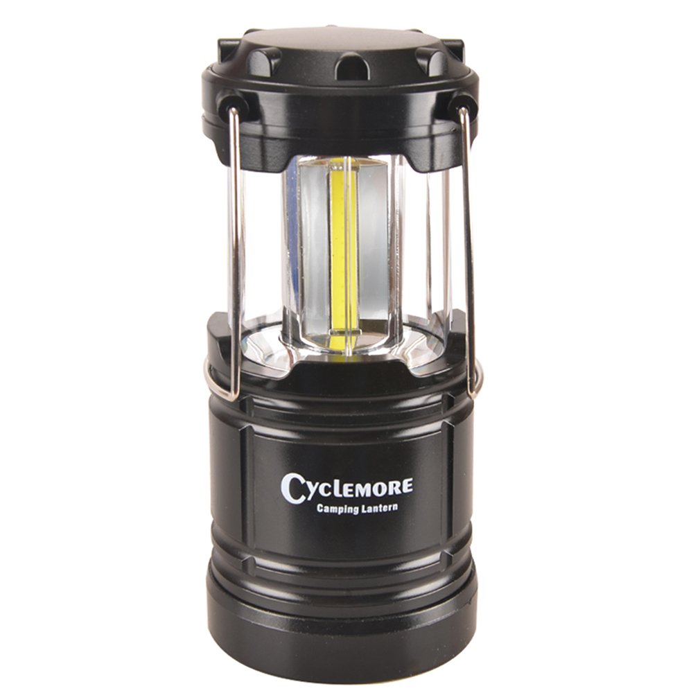 Portable Outdoor COB Camping Lantern LED Flashlight Water Resistant Collapsible Tent Light with Magnetic Base&Hook for Hiking,Emergencies,Hurricanes,Outages,Fishing(Batteries Not Included)(1 pack)