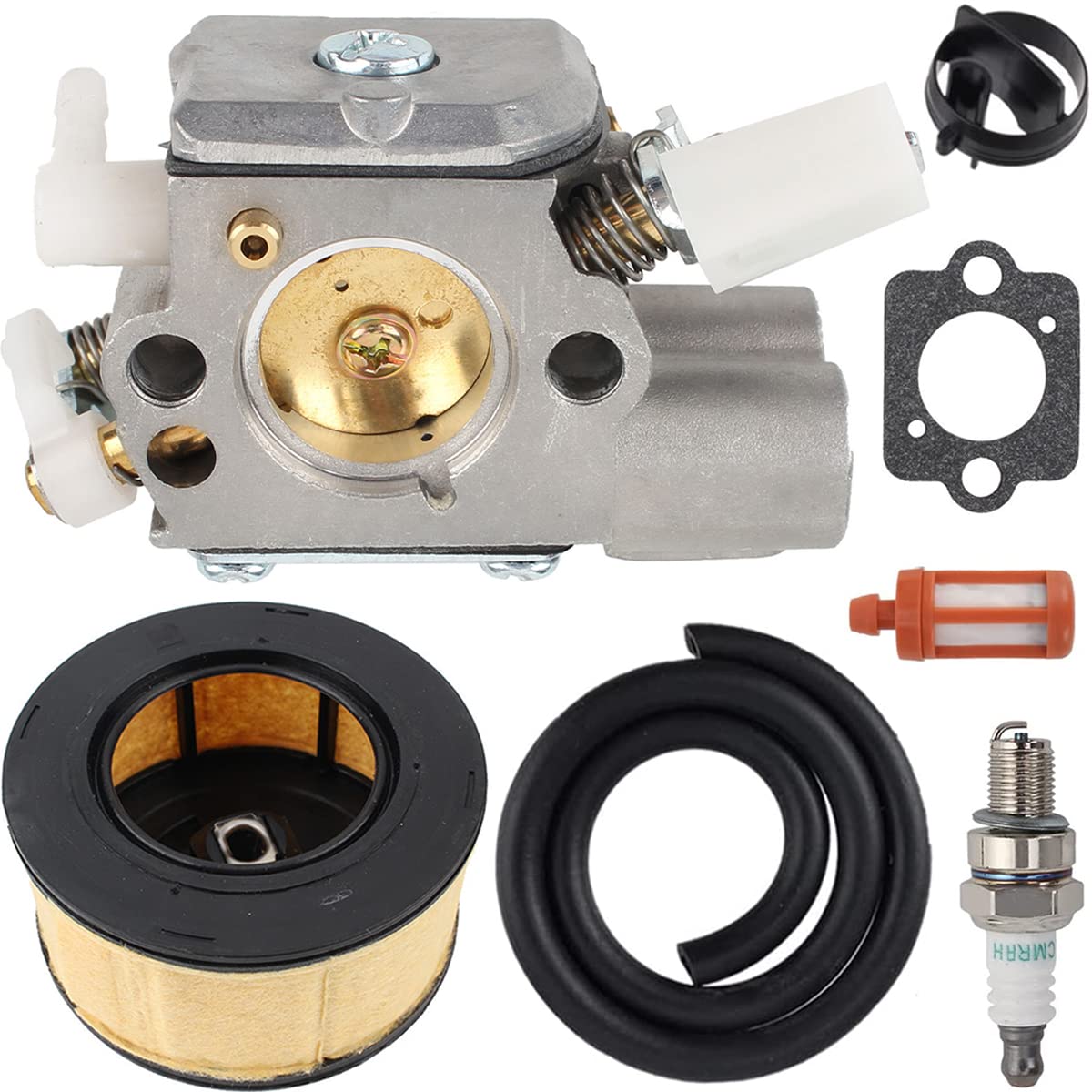 ZAMDOE Carburetor Compatible for Stihl MS251 MS231 MS 251 ms231 Chainsaw with Air Filter Spark Plug Fuel Filter Oil Filter Maintenance Kit C1Q-S233 1143-120-0617 Carb