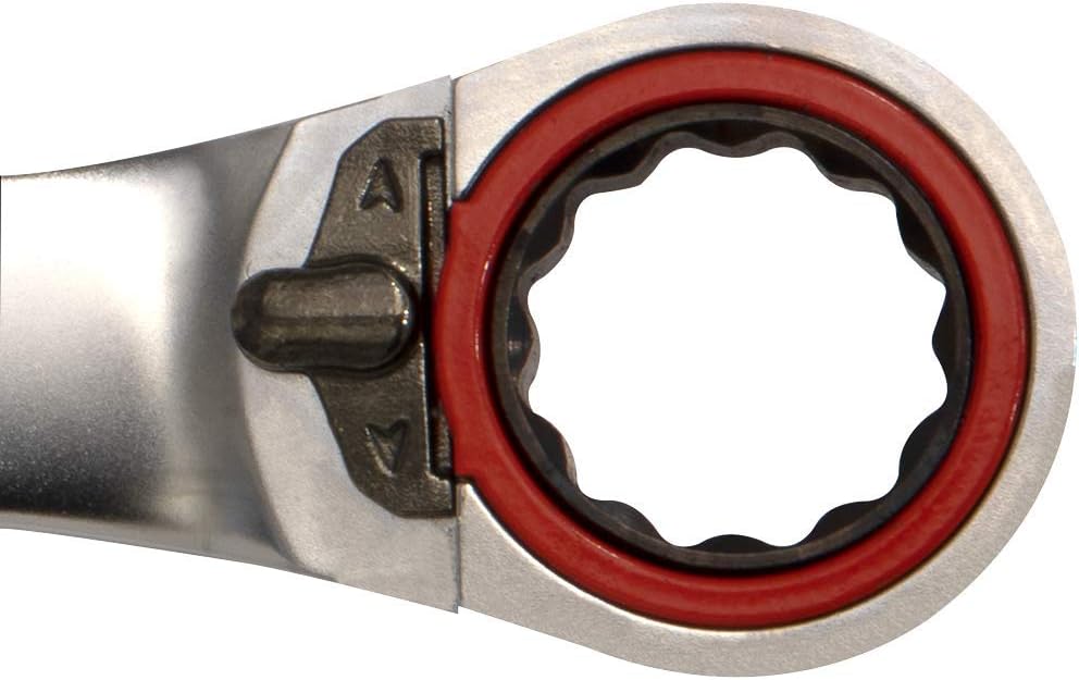 Sealey AK63944 12pc Reversible Combination Ratchet Spanner Set, Chrome - Image 4