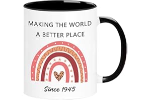 1945 80th Birthday Gifts for Women Men, Turning 80 Year Old Birthday Gifts for Her, Him, Mom, Dad, Wife, Husband, Grandpa, Gr