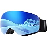 EasYoung Kids Ski Goggles, Kids Snowboard Goggles for Boys Girls Age 3-14, Kids Snowboarding Goggles