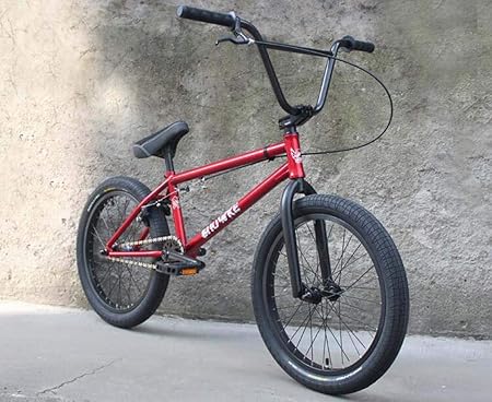 red and chrome bmx