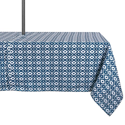 DII Water Resistant, All Weather, Polyester, Blue, 60 W x 120 L (Pack of 1)