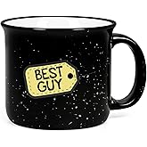 YHRJWN Dad Gifts for Fathers Day, Gifts for Men, Gift for Him, Dads, Grandpas, Fathers, Husbands and Boyfriends, Birthday Christmas Presents for Men, Best Guy Mug, Funny Coffee Mug, 15 Oz