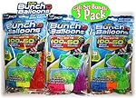 Zuru Bunch O Balloons Instant 100 Self-Sealing Water Balloons Complete Gift Set Bundle, 3 Piece (300 Balloons Total)