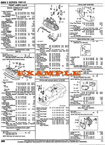 2003 MITSUBISHI LANCER EVOLUTION PART NUMBERS, LABOR &amp; PRICE ILLUSTRATED SHEETS