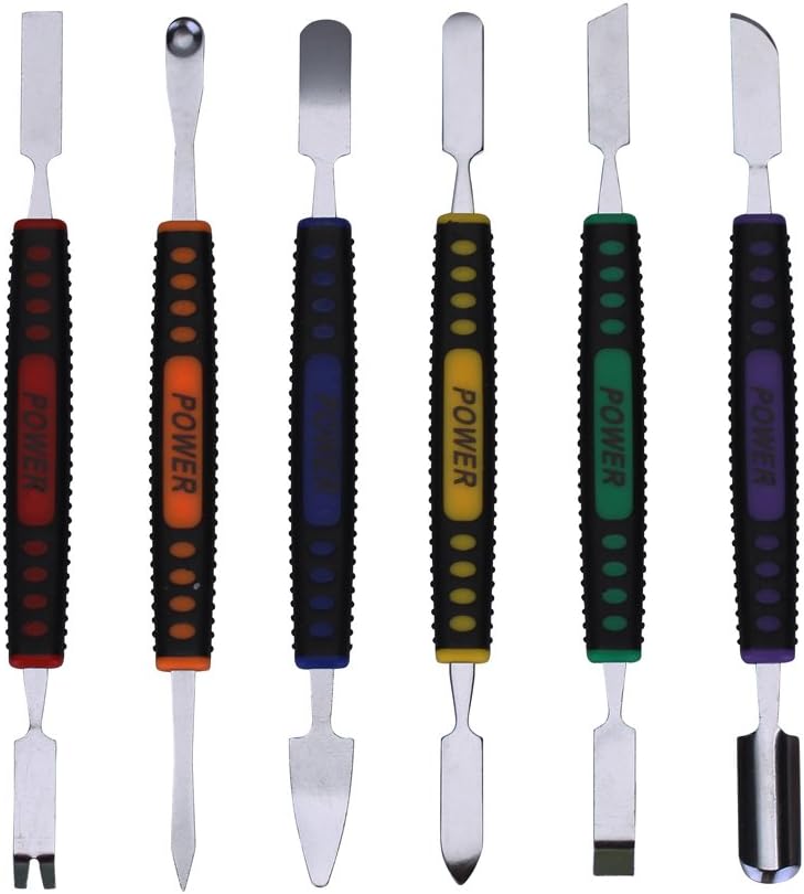 6pcs Pry Tool Metal Spudger Set Prying Tool Kit For iPad iPhone iPod Touch Samsung Laptop Cell Phone Opening Repair Tools