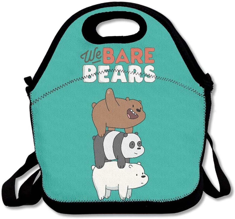 We Bare Bears Lunch Bag Tote Handbag