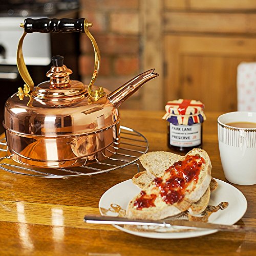 Simplex Kettles Kensington Solid Copper No. 1 Copper Finish 1.9 Quart