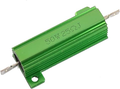 Aexit Caja de aluminio de 50 vatios y 25 ohmios con ...