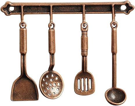 qsbai 5Pcs Kitchen Dollhouse Miniature 