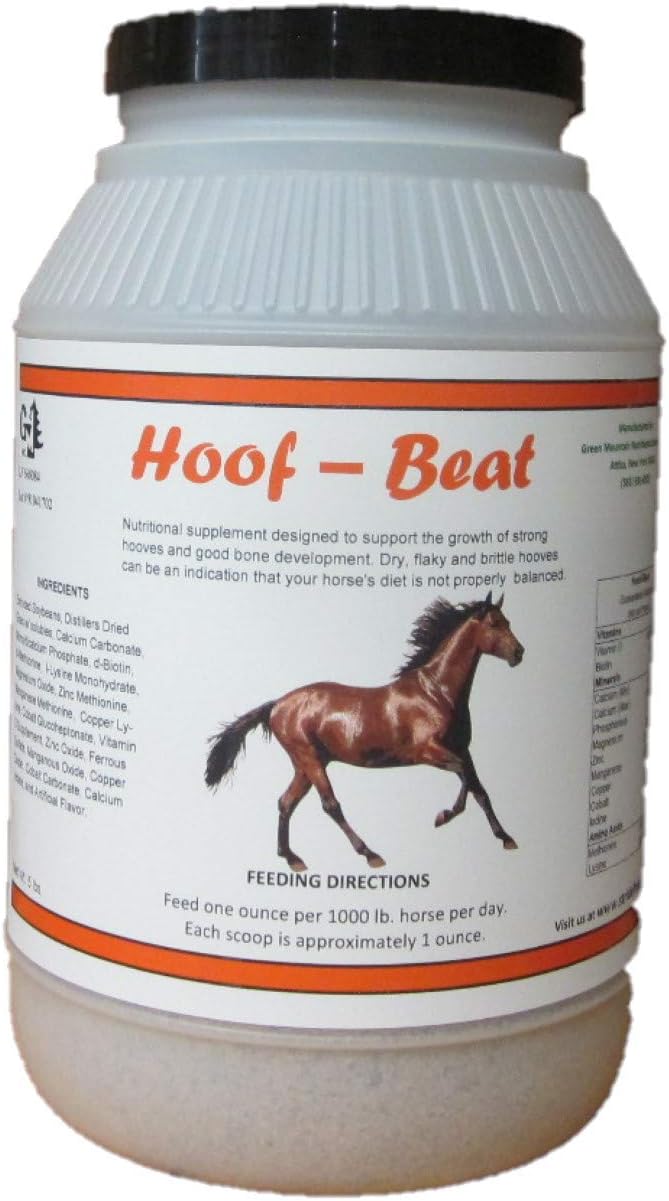 Green Mountain Hoof Beat 5 lb jar Hoof Supplement for
